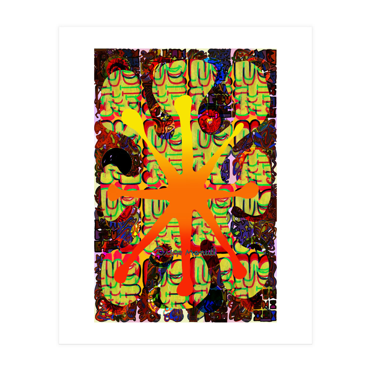 Fuego Y Graffiti 67 (Print Only)