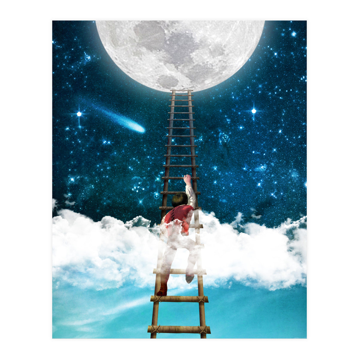 Reach For The Moon (Print Only)