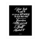 Don't Seek For Love - Rumi Quote Typography (Print Only) thumbnail