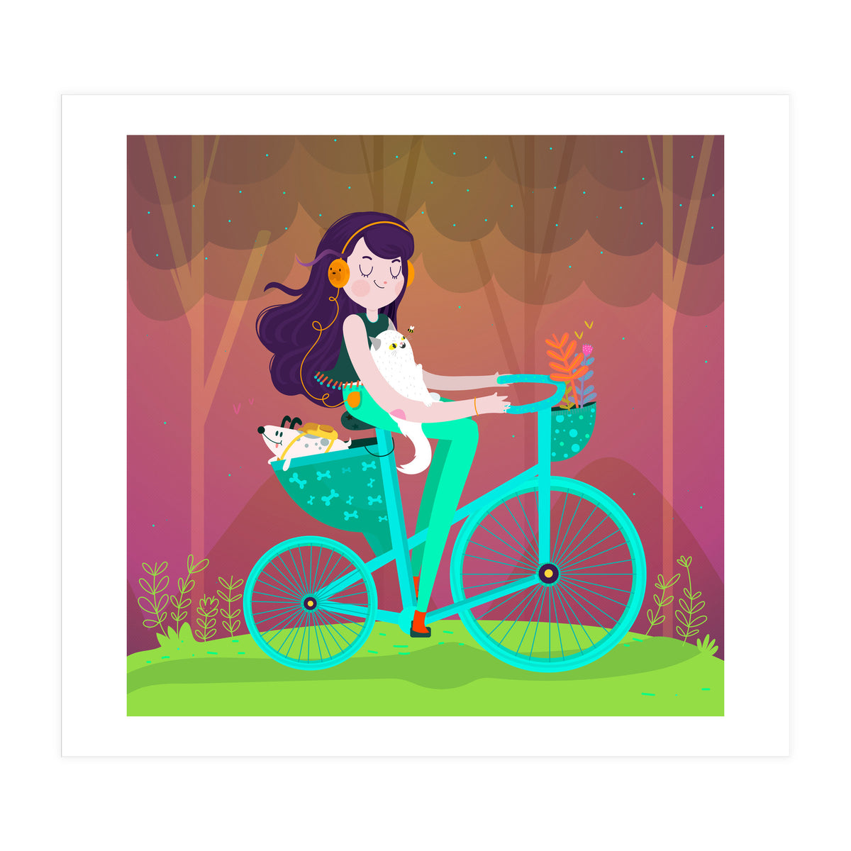 Bike ride (Print Only)