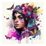 Watercolor Floral Arabian Woman #9 (Print Only) thumbnail