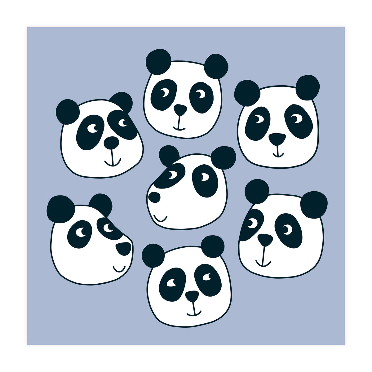 Particularly Pleasant Pandas (Print Only)