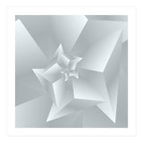 Trendy White Triangle  (Print Only) thumbnail