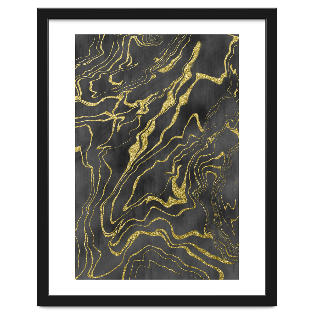 Golden Flows No. 9