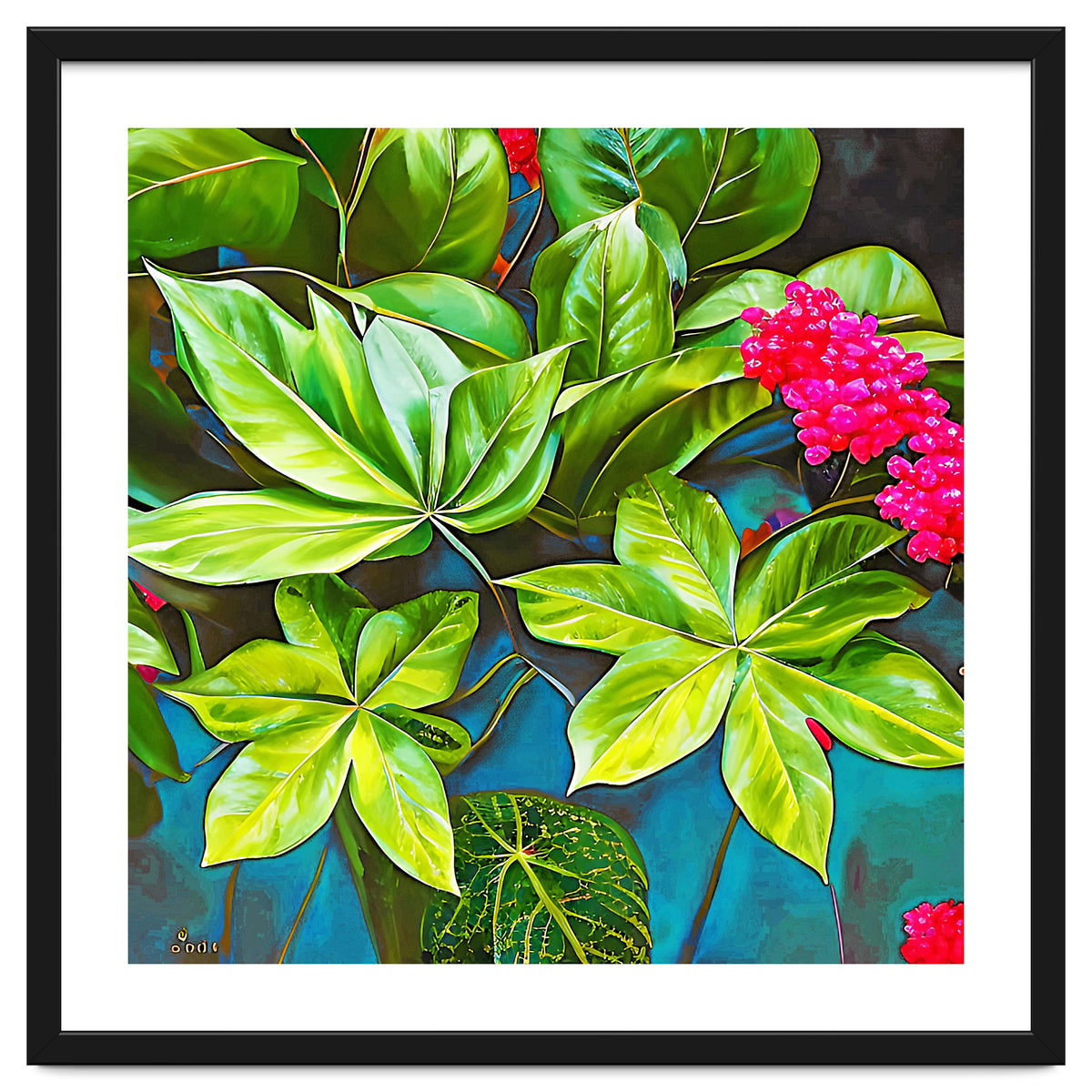 Bloom Like Never Before, Botanical Nature Jungle Plants, Bohemian Floral Blossom Forest Painting