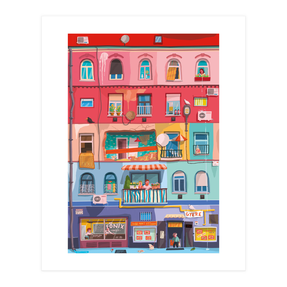 Frontage Budapest (Print Only)