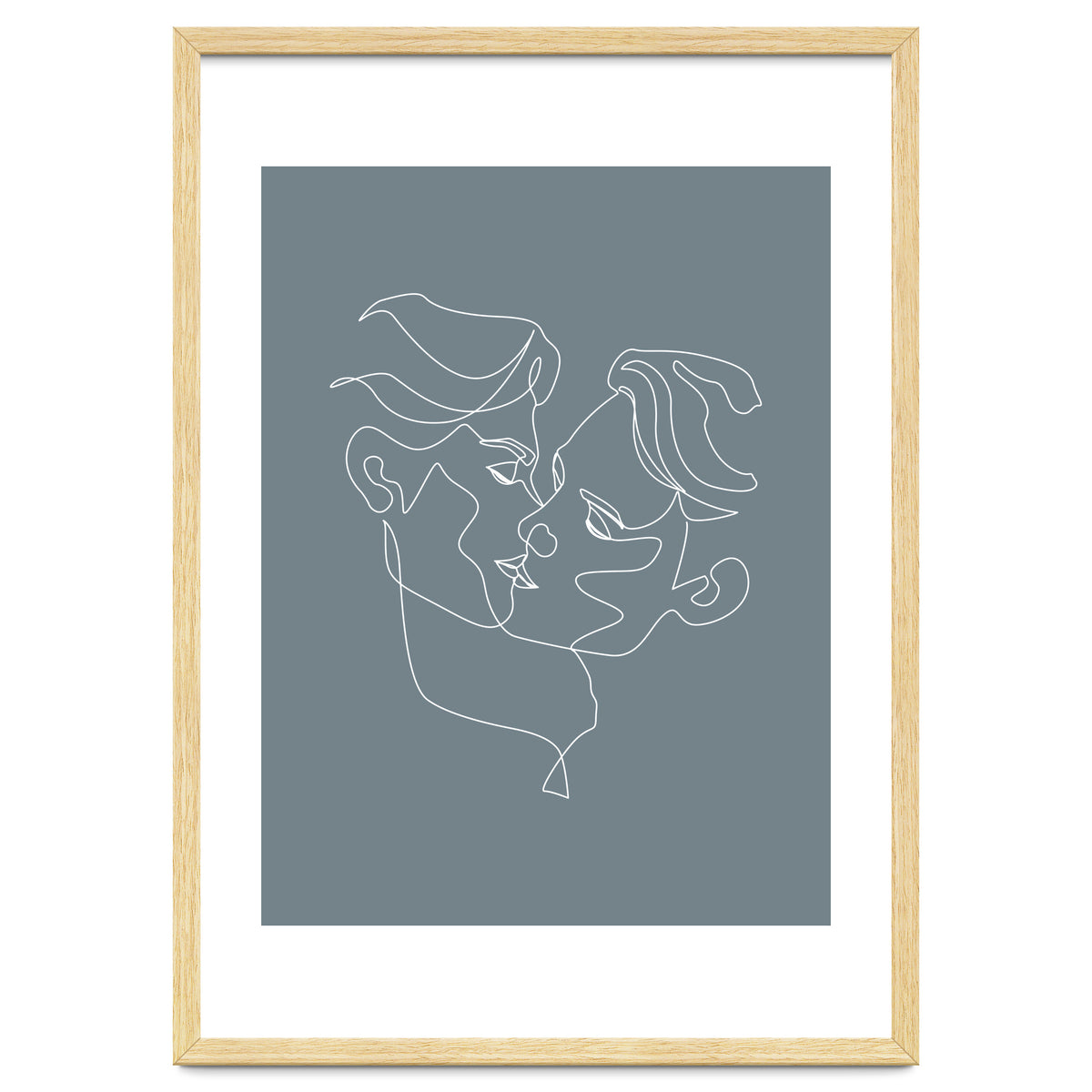 gay love line art-blue