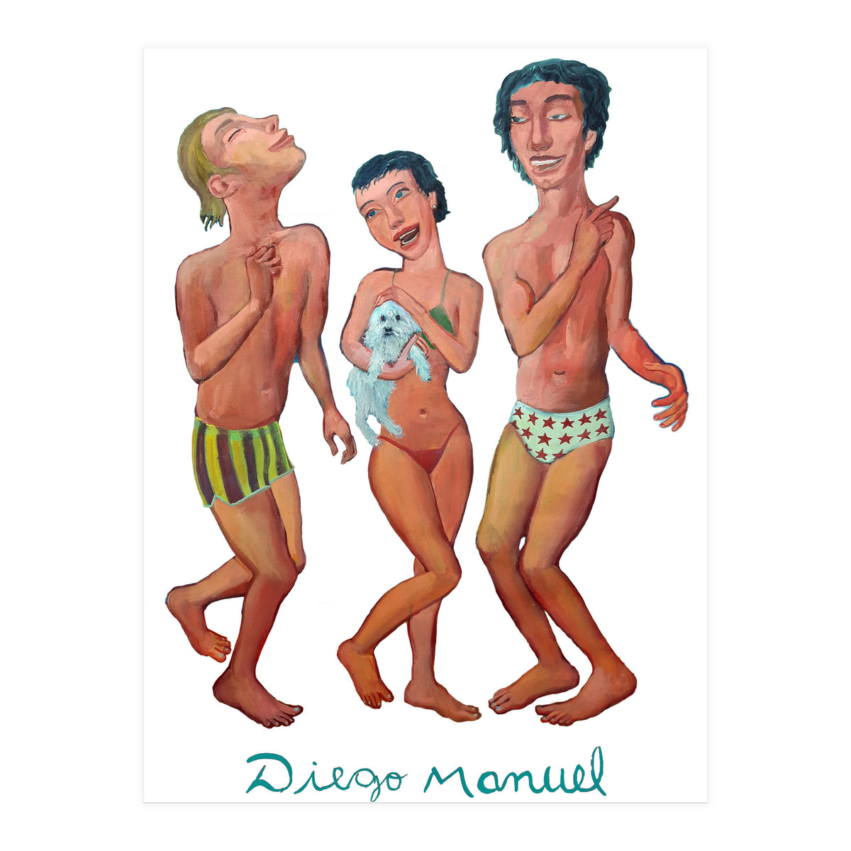 Bailando En La Playa 5ba (Print Only)