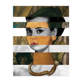 Frida Kahlo's Self Portrait with Monkey & Audrey Hepburn (Print Only) thumbnail
