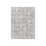 My Favorite Geometric Patterns No.3 - Grey (Print Only) thumbnail