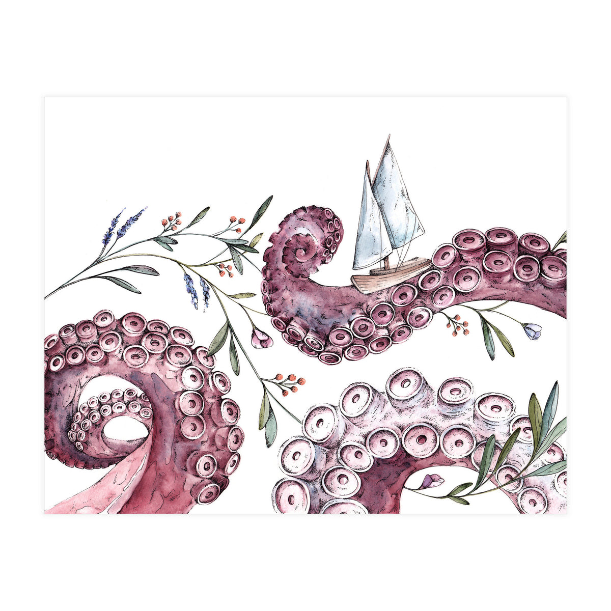 Tentacle adventures (Print Only)