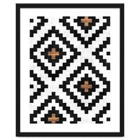 Urban Tribal Pattern No.16 - Aztec - Concrete and Wood