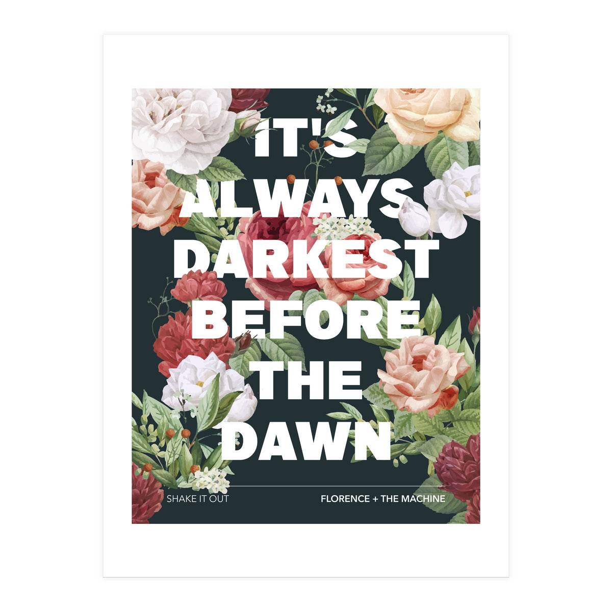 Florence + The Machine - Shake It Out (Print Only)