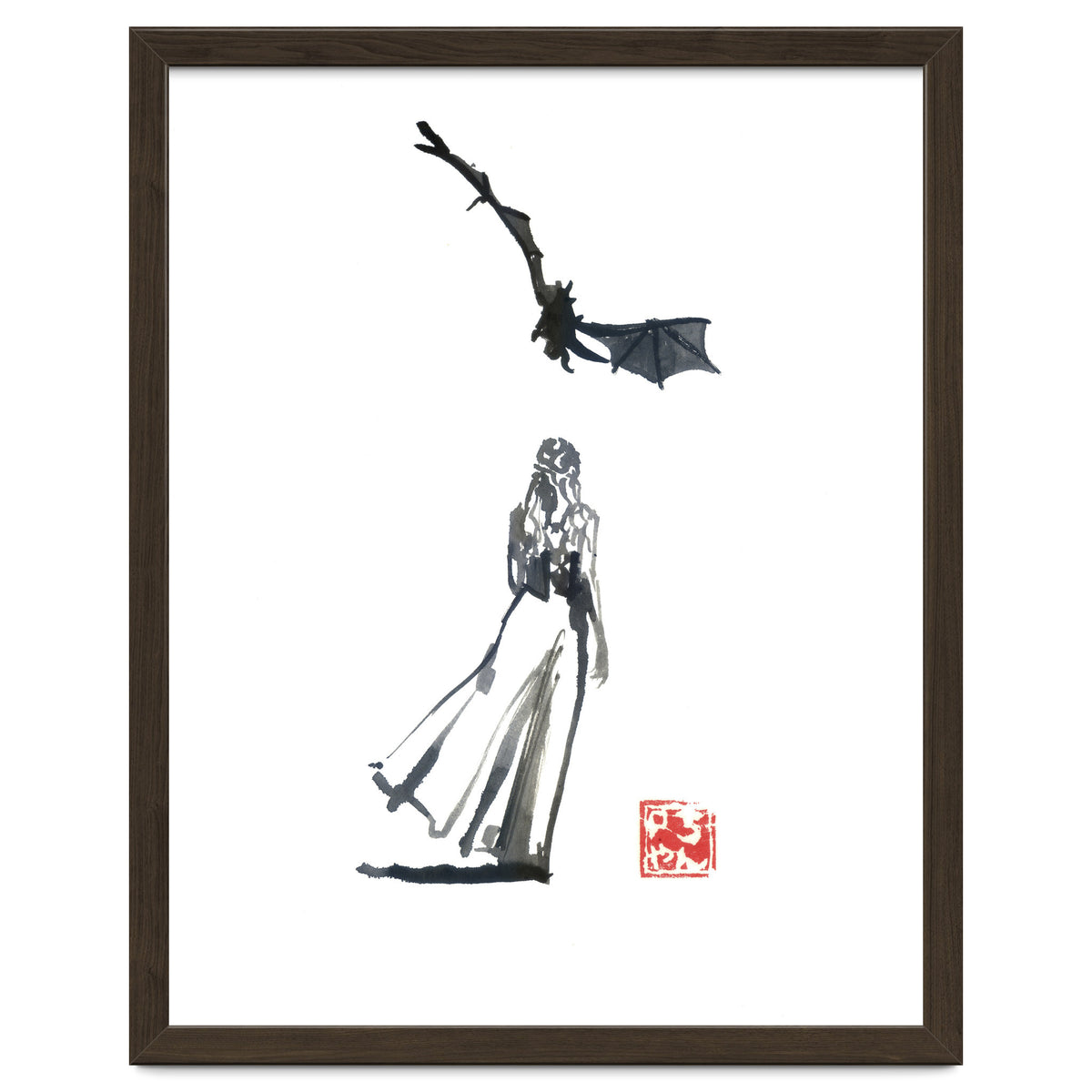 daenerys targaryen and the dragon