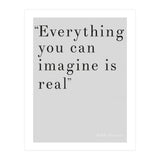 Everything You Can Imagine By Picasso, Grey (Print Only) thumbnail