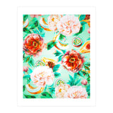 Tropical flowery fruit glitch  (Print Only) thumbnail