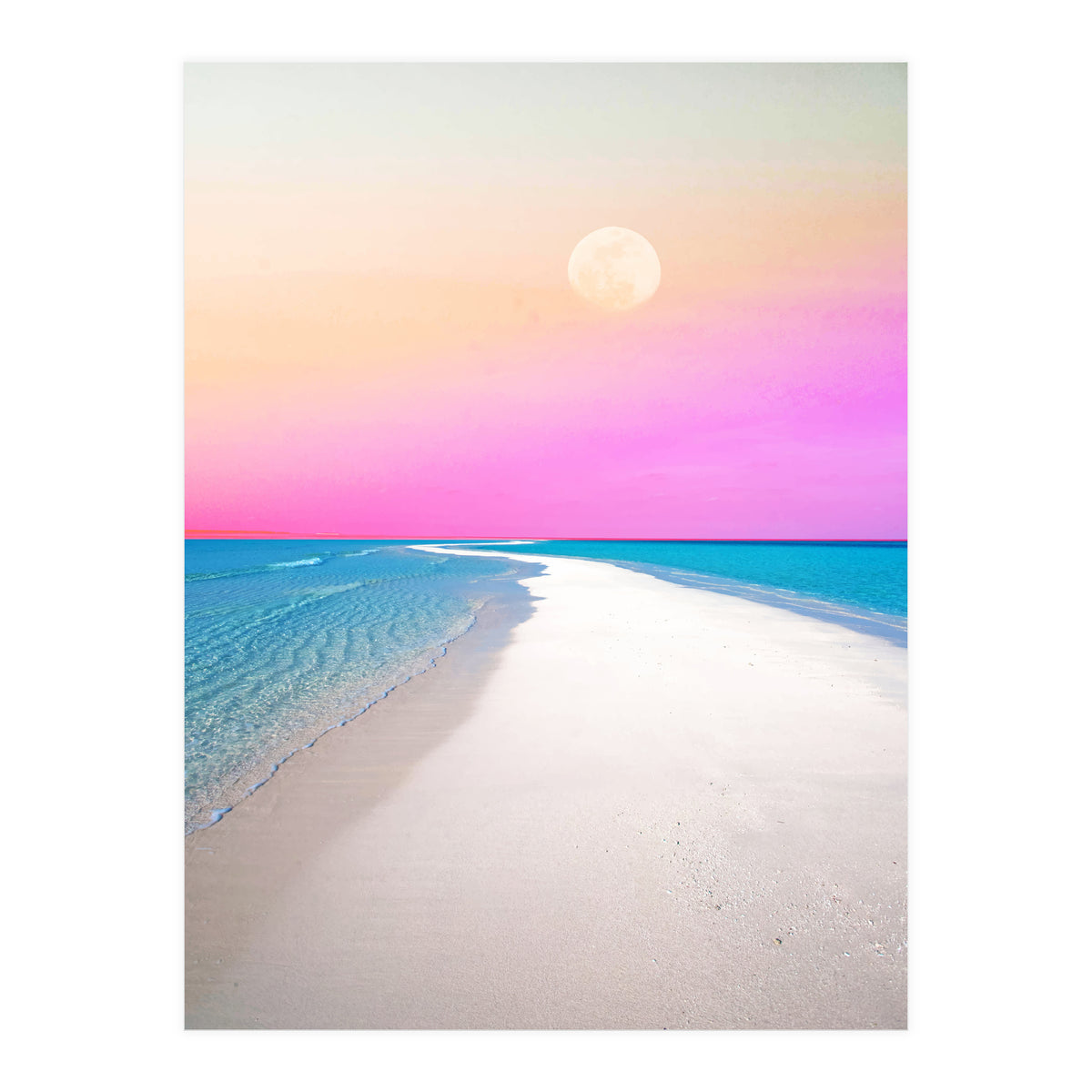 Ocean & Moon II (Print Only)