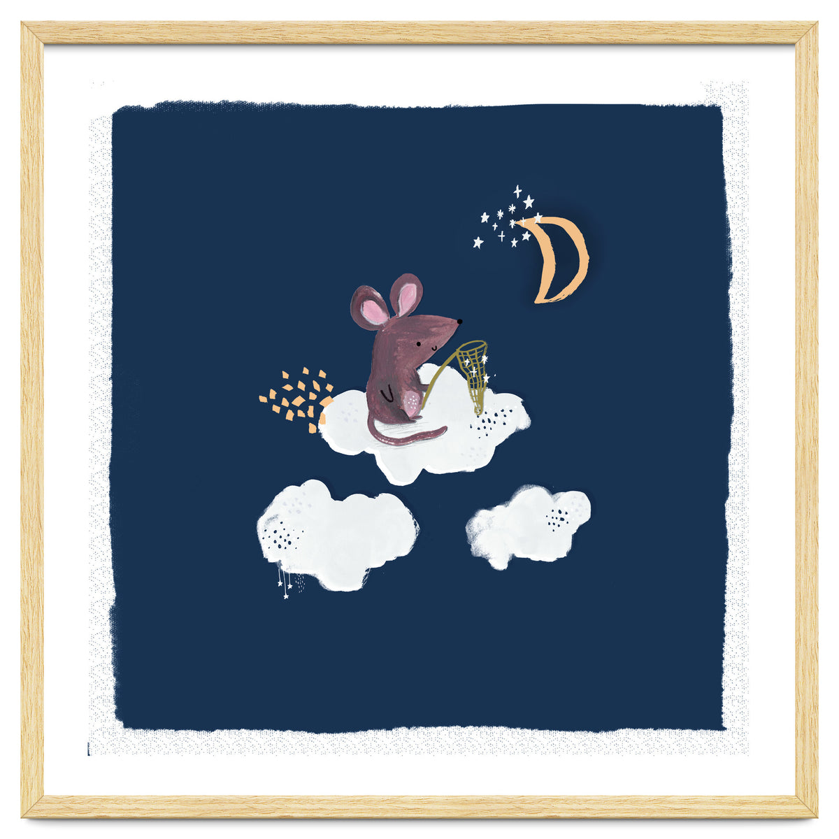 Baby Mouse And Stars