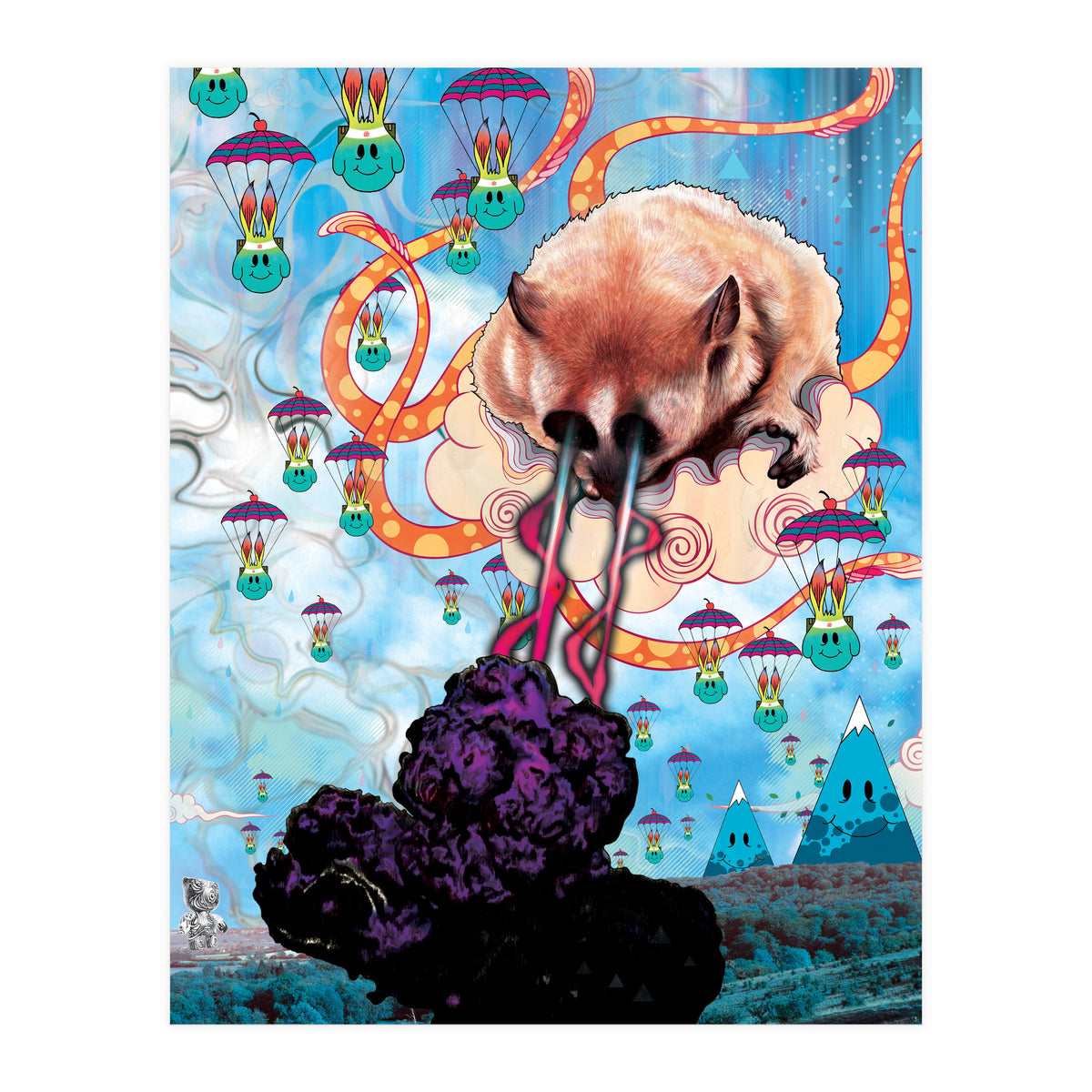 Attack Of The Super Furry Animal (Print Only)