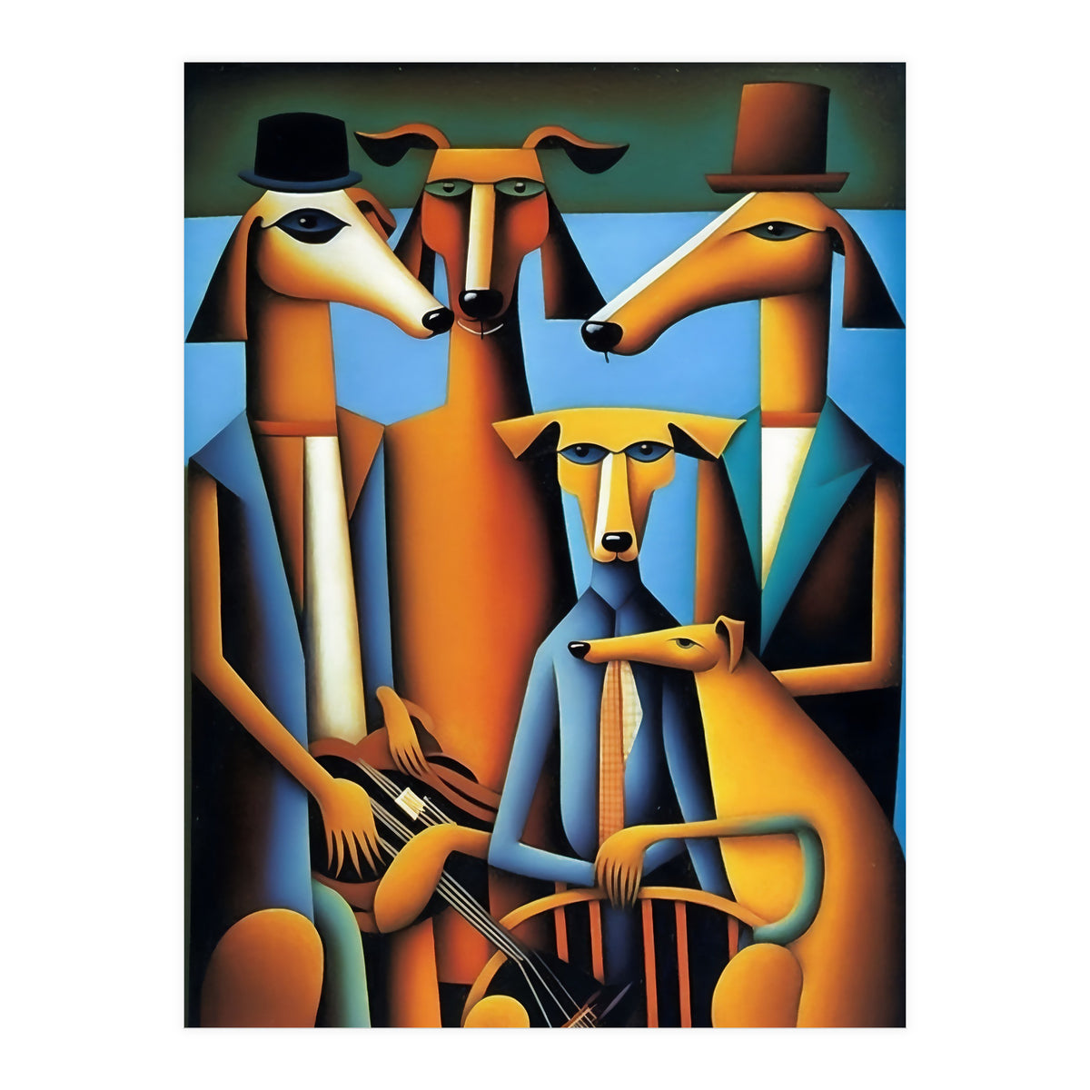 Greyhounds Max (Print Only)