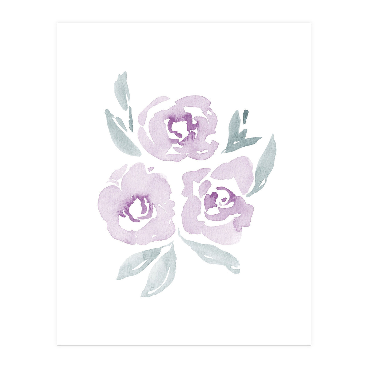 Wild Roses | Sage & Mauve (Print Only)