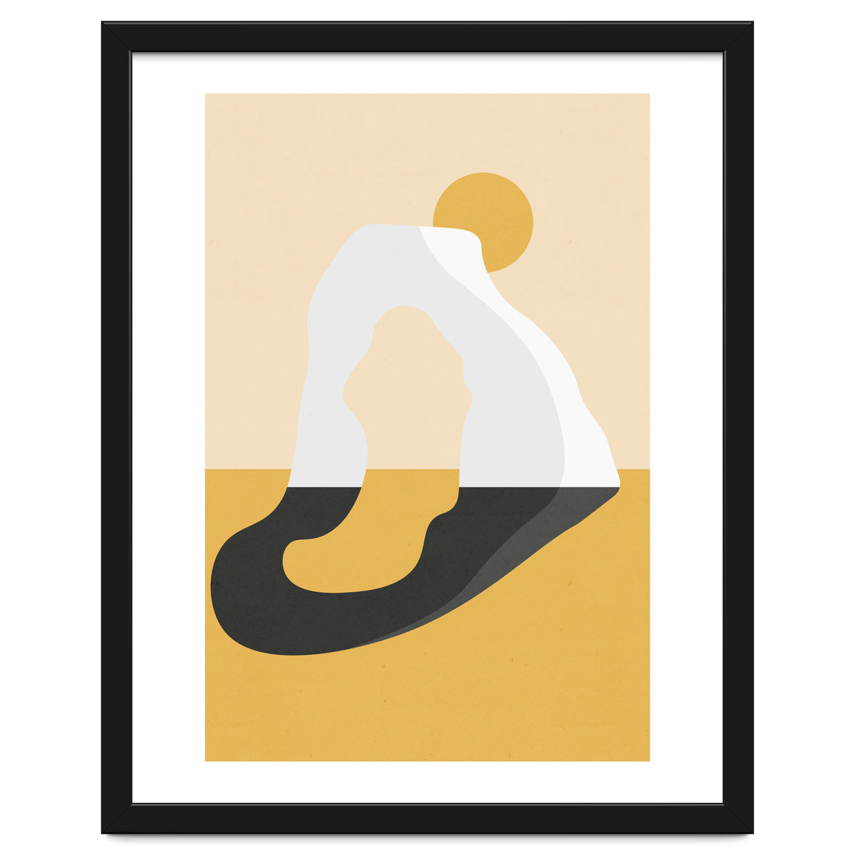 Abstract Arch - Golden Desert