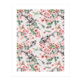 Asian fish among flowers (Print Only) thumbnail