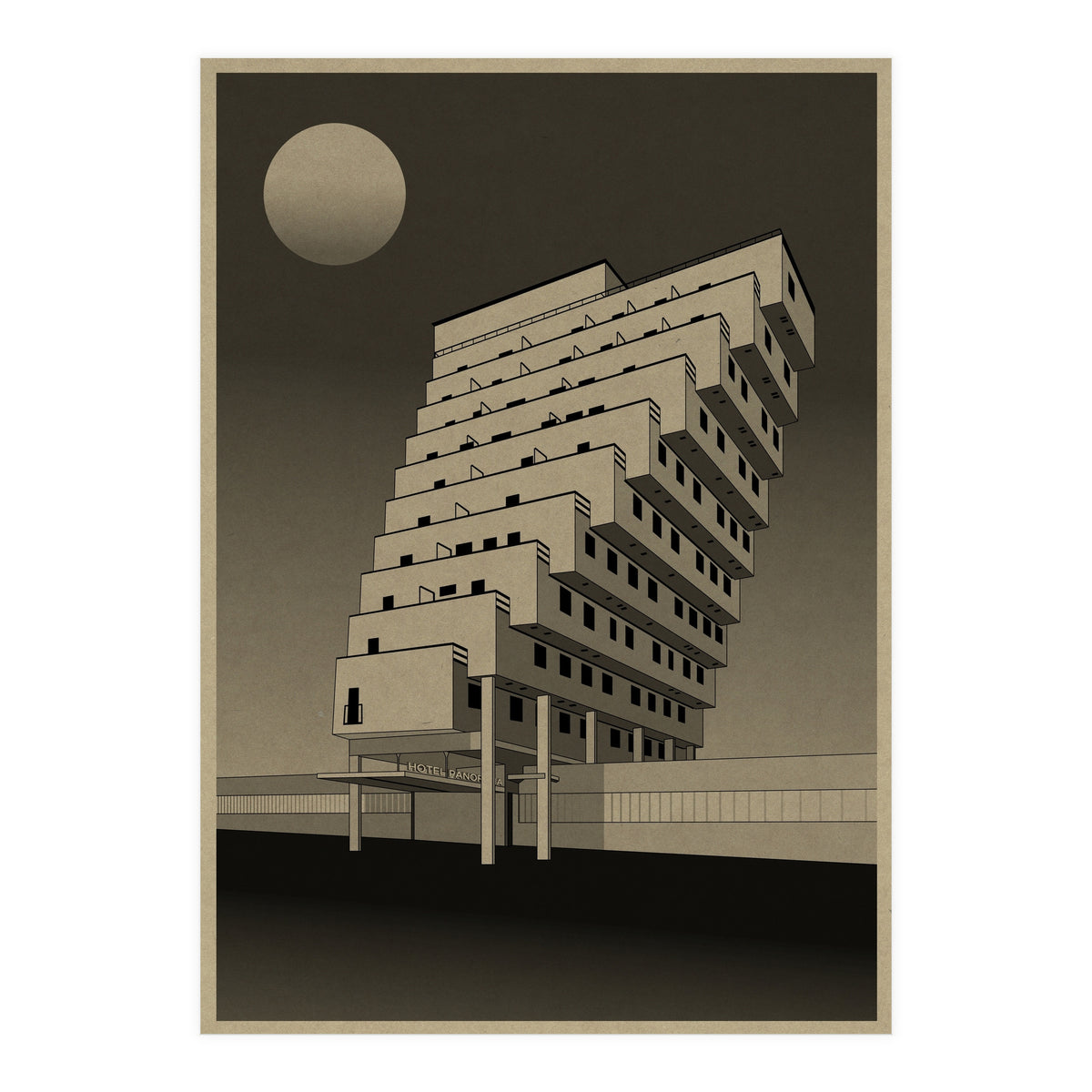 Hotel Panorama Slovakia (1970) (Print Only)
