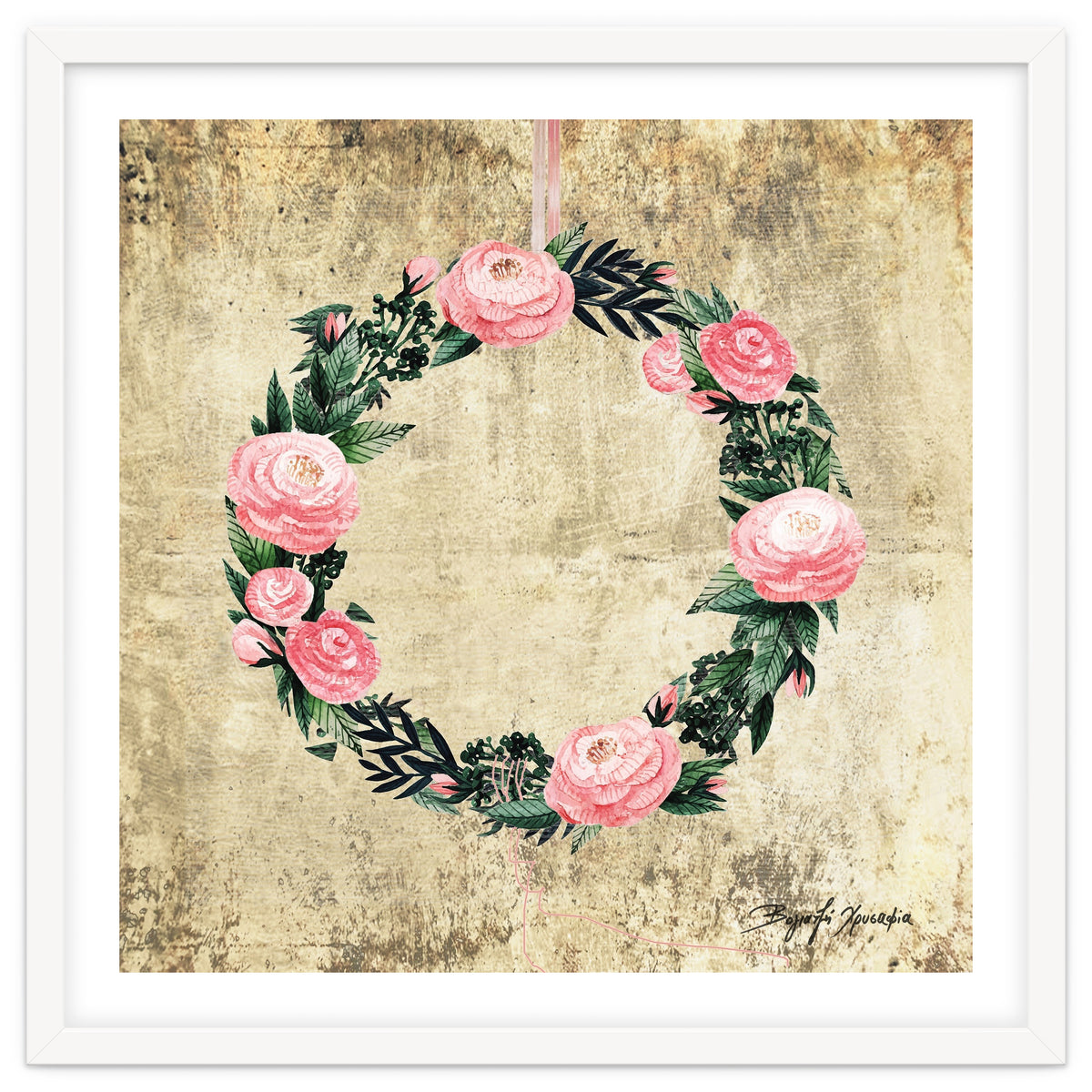 Wreath #Rose Flowers #Royal collection