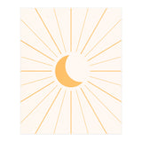 MOON IN LINES - GOLD (Print Only) thumbnail