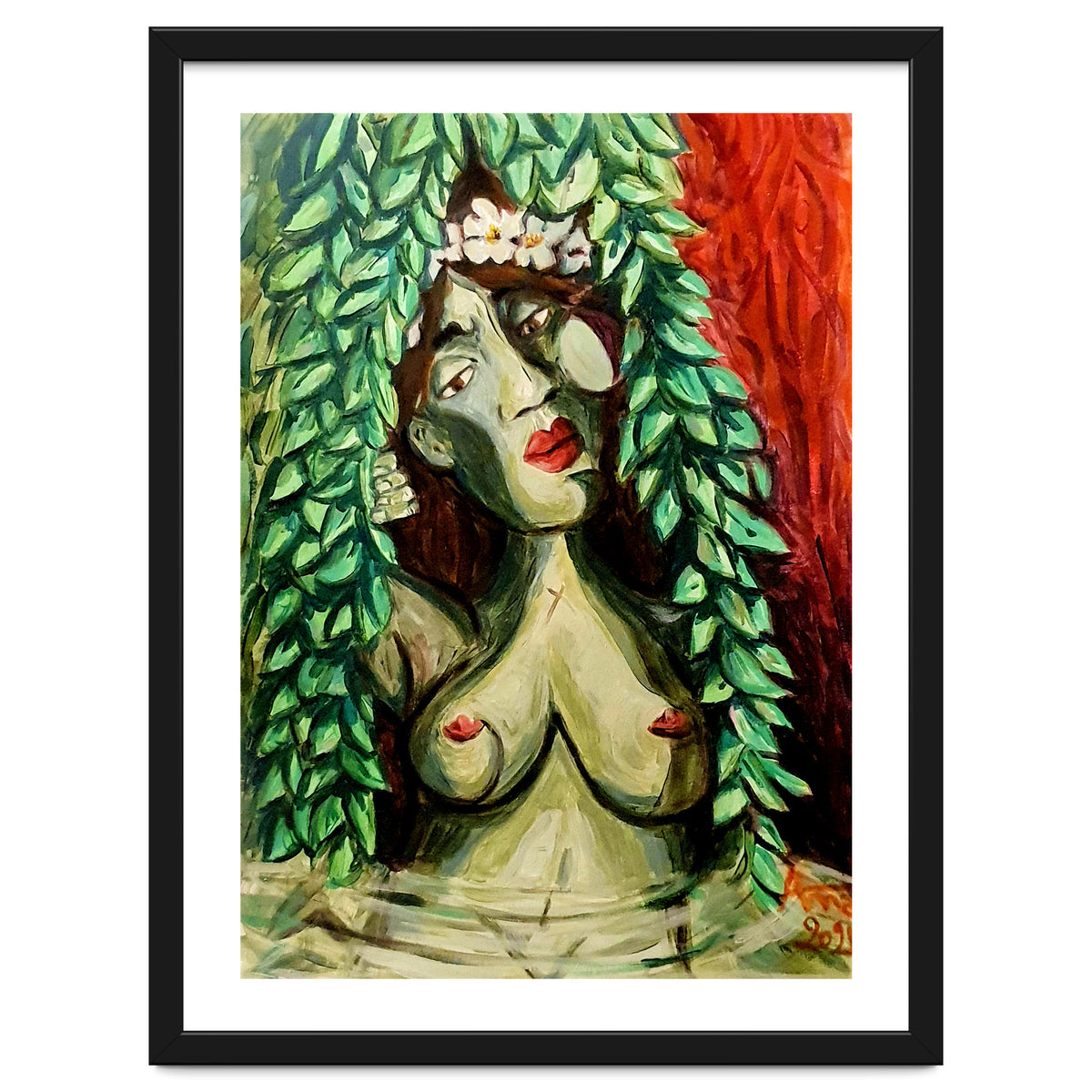 Under the willow tree