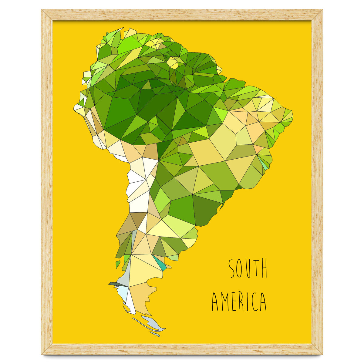 SOUTH AMERICA – Yellow