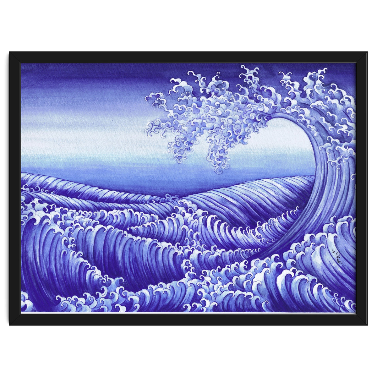 Turbulent Water Triptych part 3