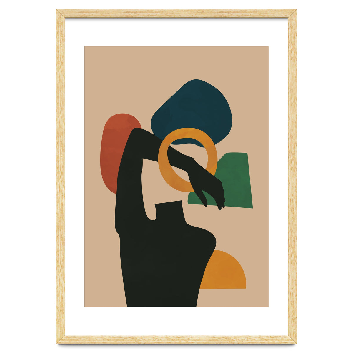 Abstract Body Mind Modern Mid Century