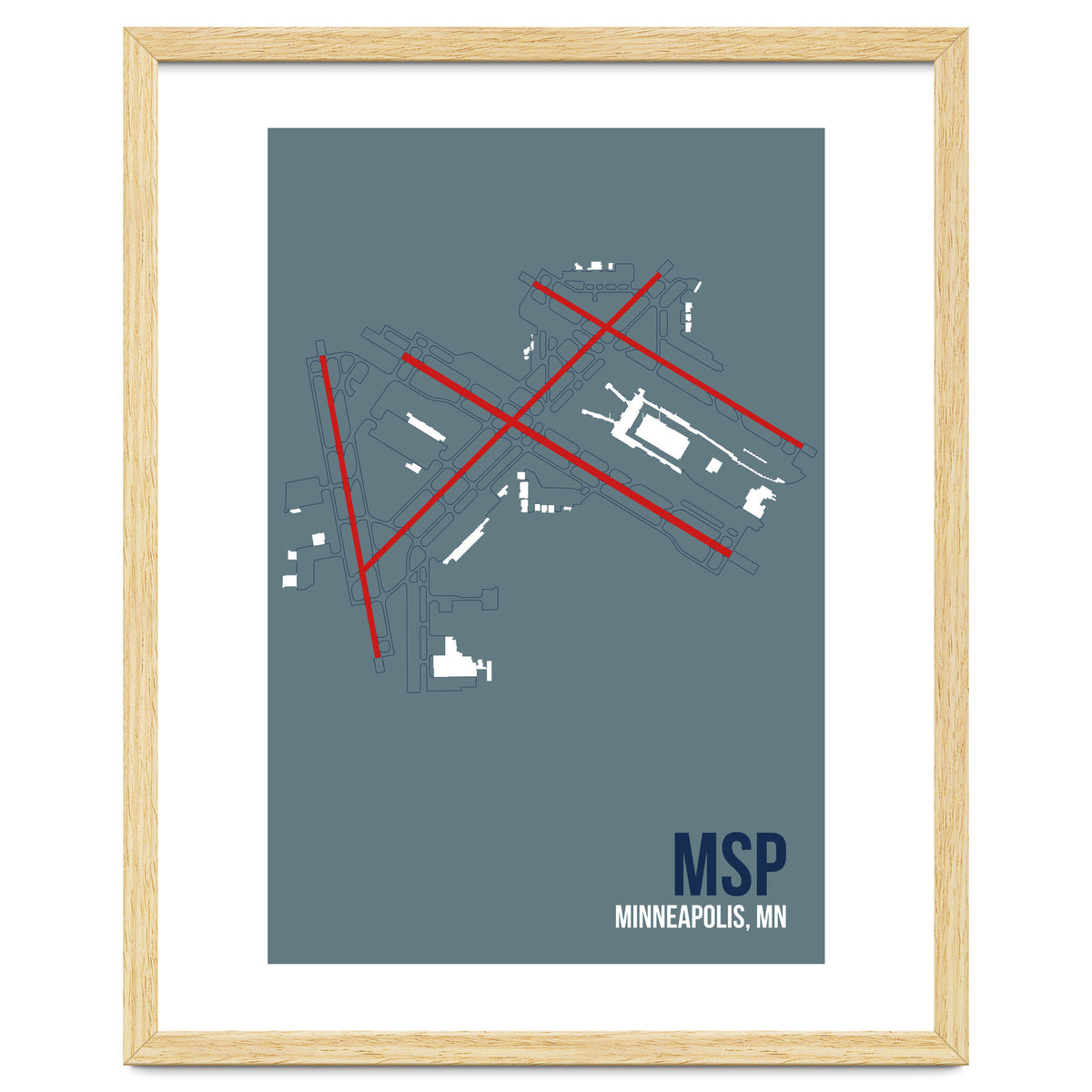 Minneapolis Airport Layout