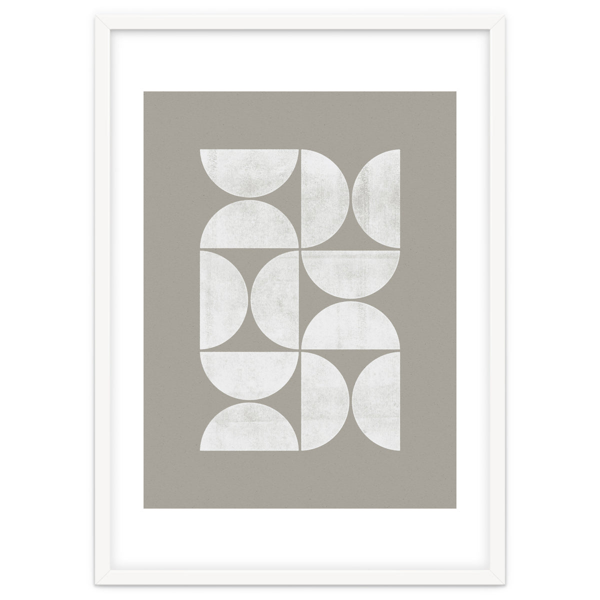 Mid-Century Modern No.17 - Woodblock Print