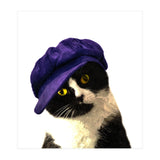 Cat Blue Hat (Print Only) thumbnail