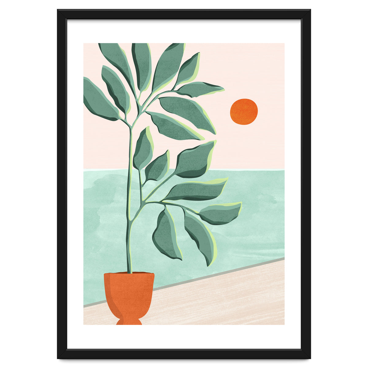 Sunset At The Beach House No.1