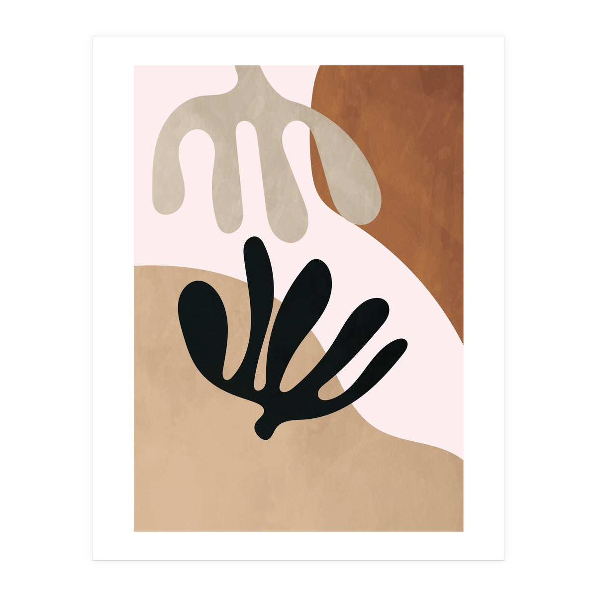 Abstract Modern Minimal Floral (Print Only)