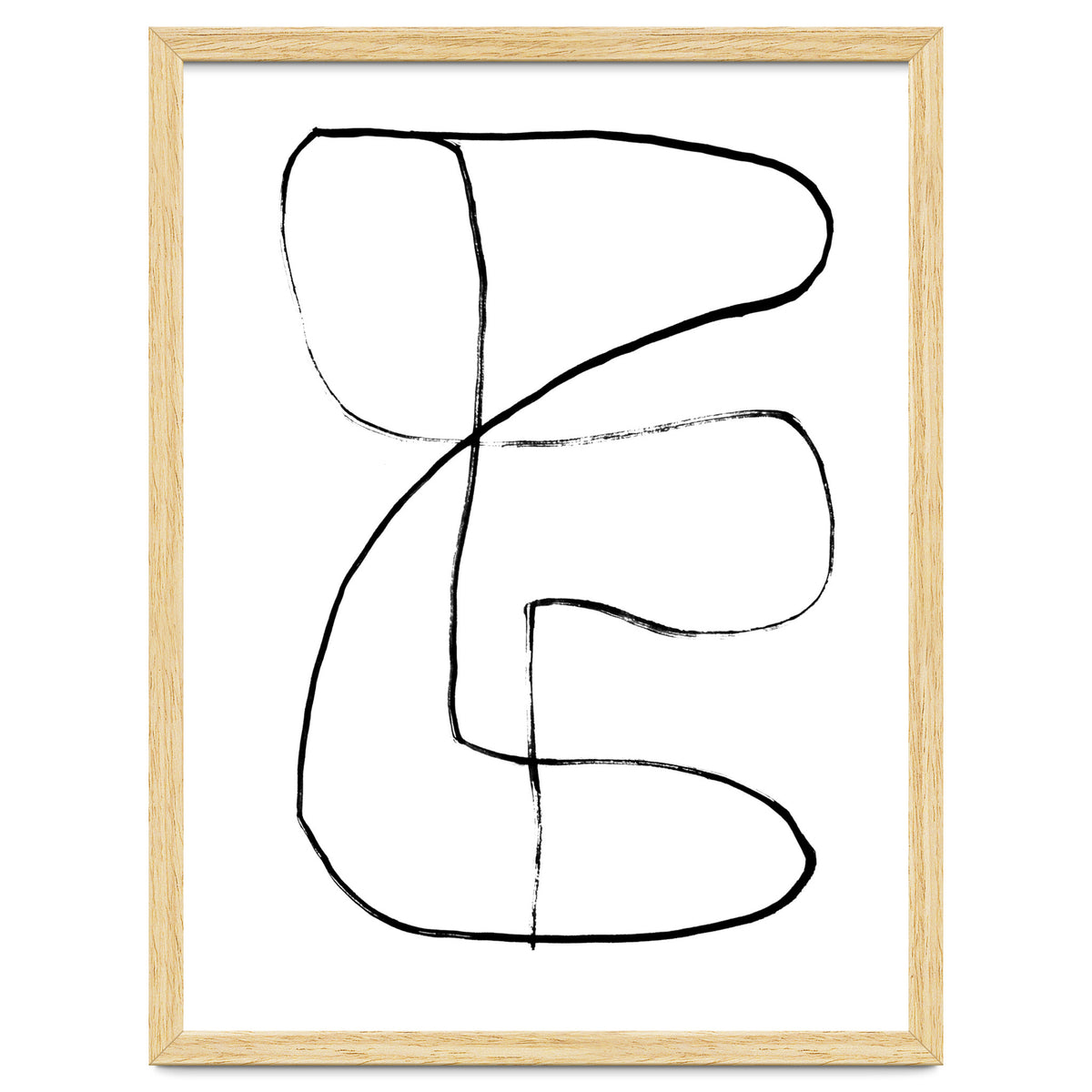 Mid-Century Line Art Print #1