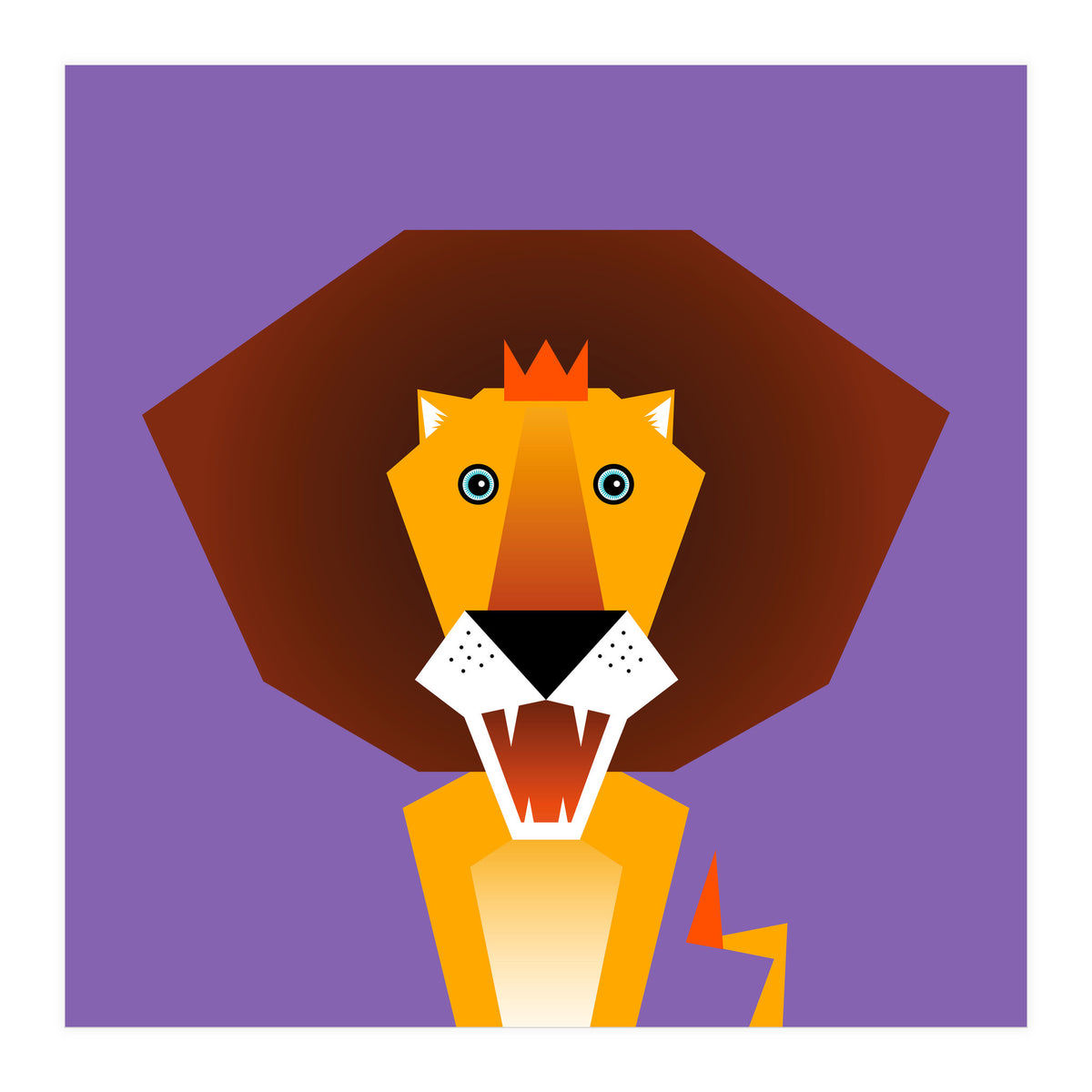 Kids Room Lion (Print Only)