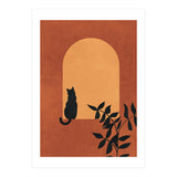Cat Chilling (Print Only) thumbnail