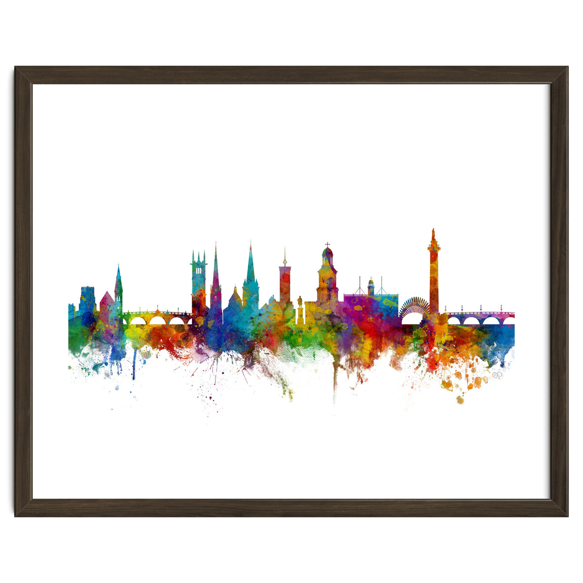 Shrewsbury England Skyline