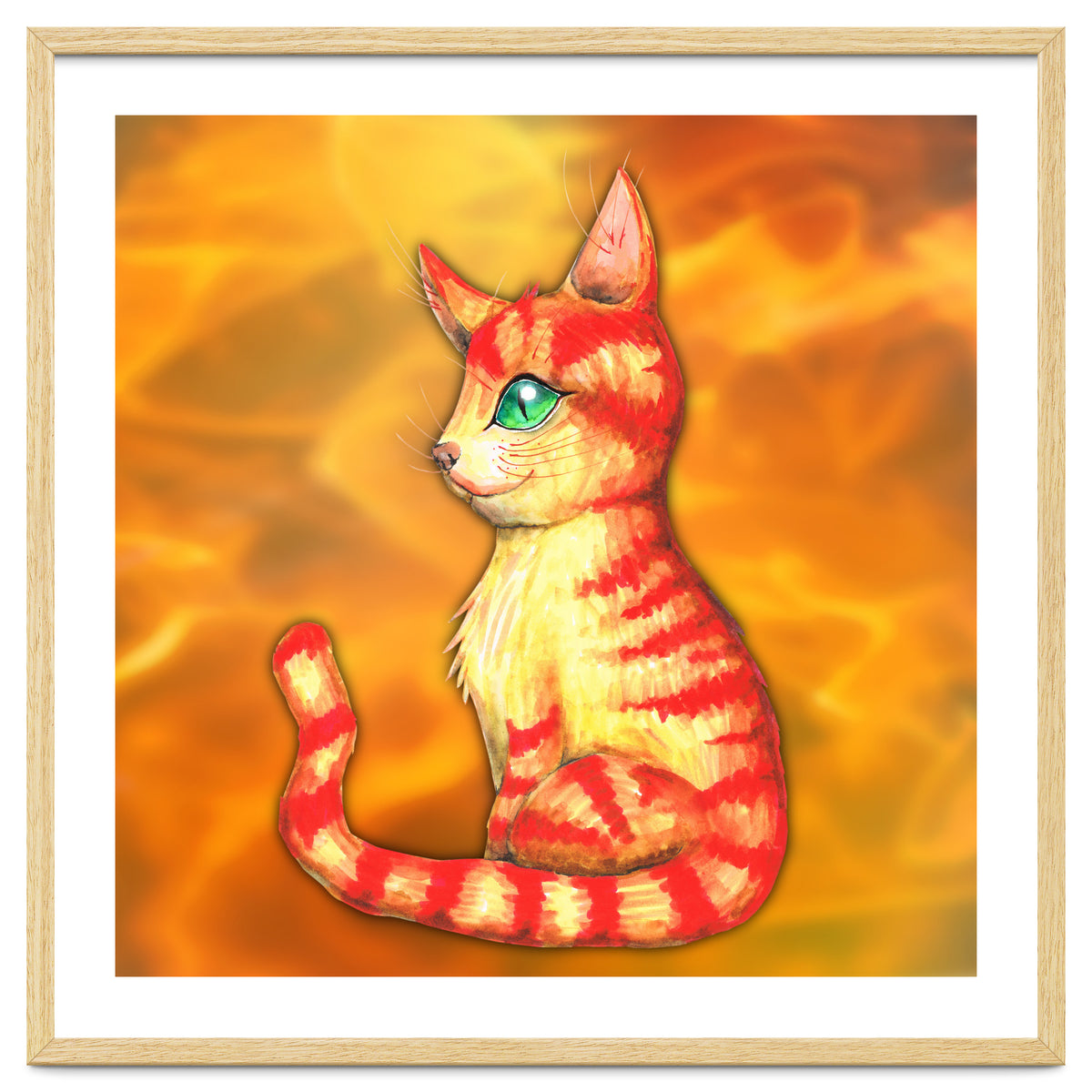 Fiery Cat