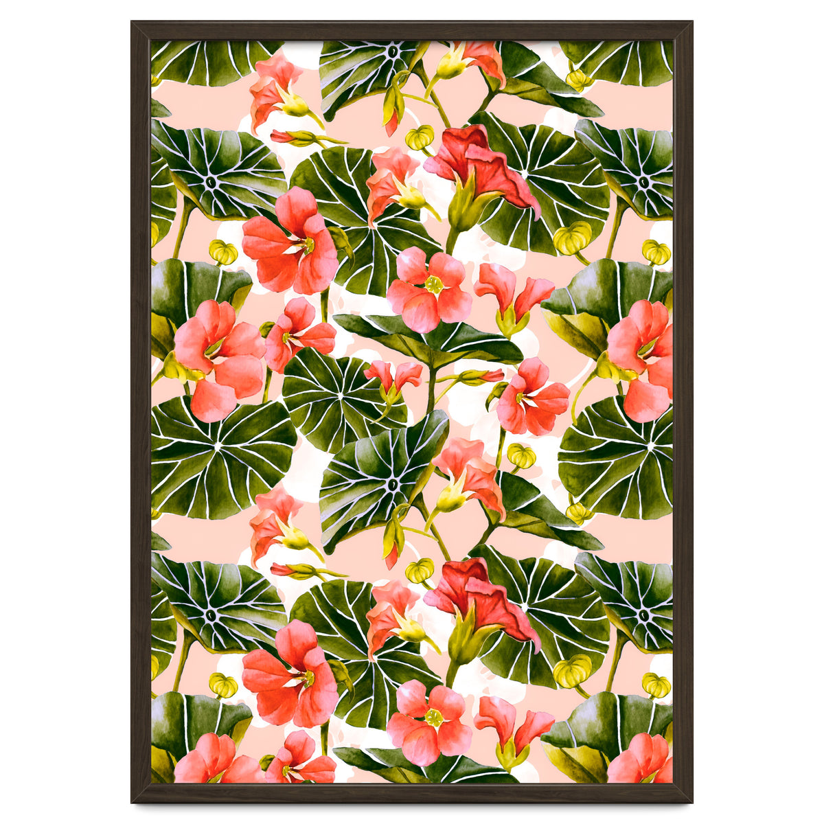 Nasturtiums watercolor 03