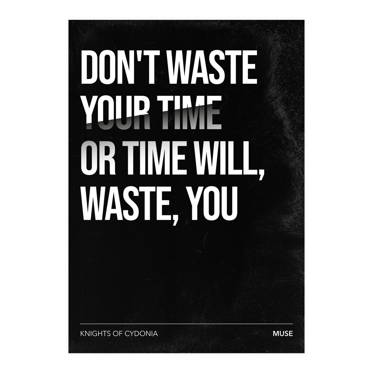 Muse - Knights Of Cydonia (Print Only)