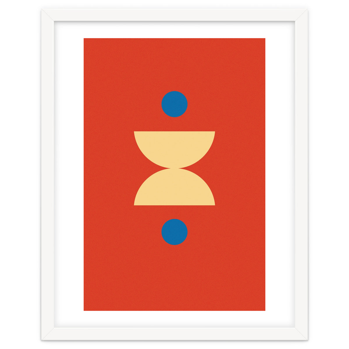 Mid Century Geometrical Print