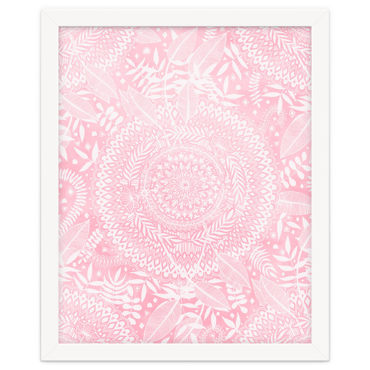 Medallion Pattern in Blush Pink