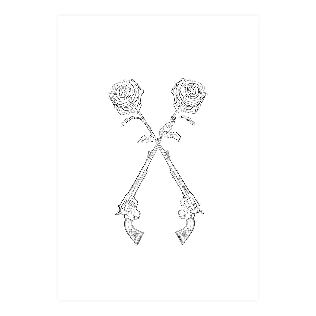 Guns Roses (Print Only)