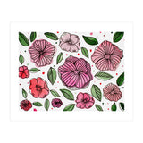 Watercolor And Ink Florals (Print Only) thumbnail